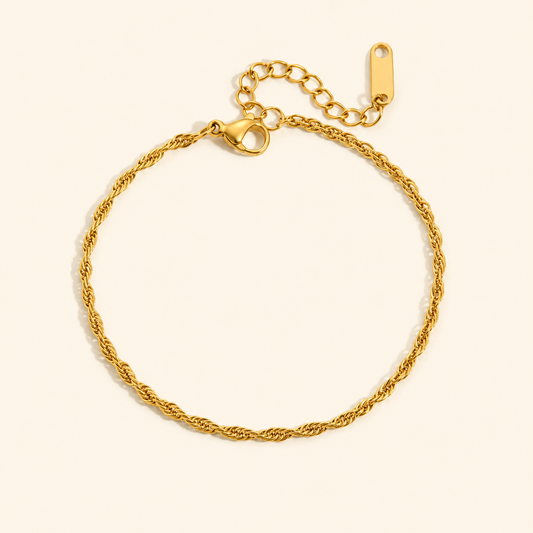 Tressa Weave Bracelet - 18K Gold Plated