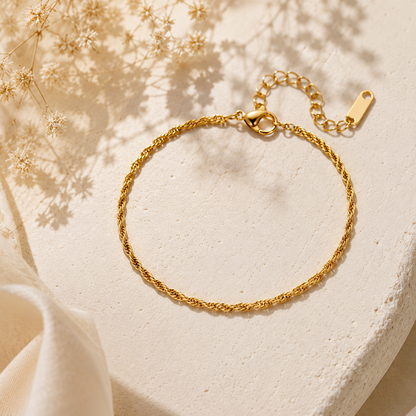 Tressa Weave Bracelet - 18K Gold Plated