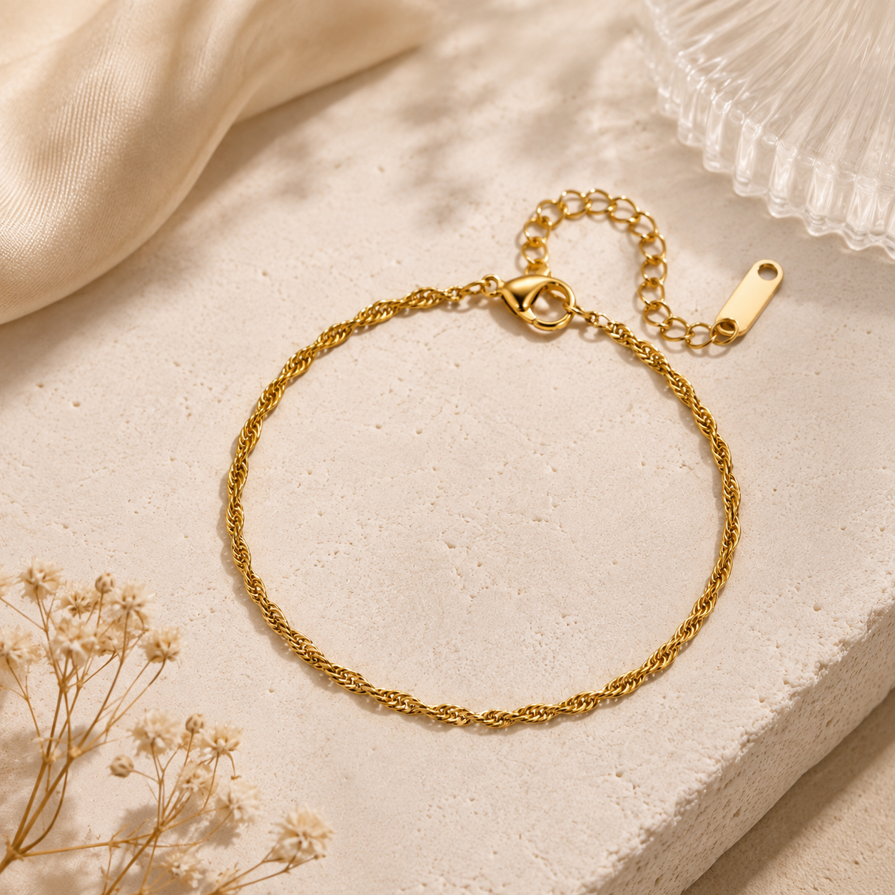 Tressa Weave Bracelet - 18K Gold Plated