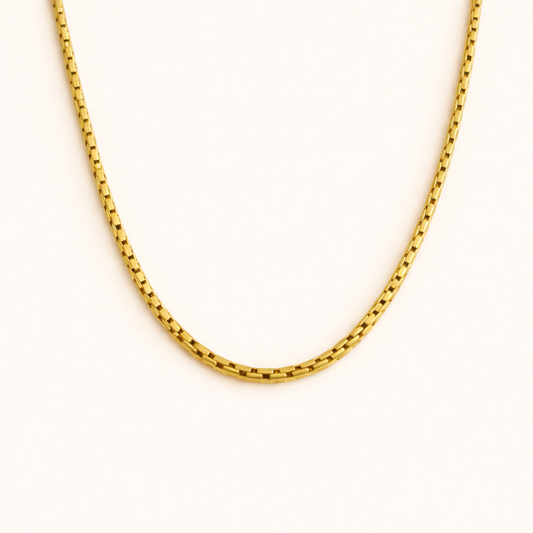Diamond Cut Box Chain - 18K Gold Plated