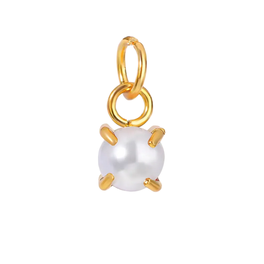 June birthstone Charm – 18K Gold Plated