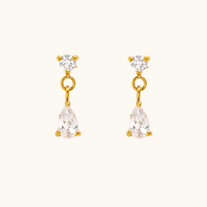 LumiDrop Stud Earrings Earrings - 18K Gold Plated