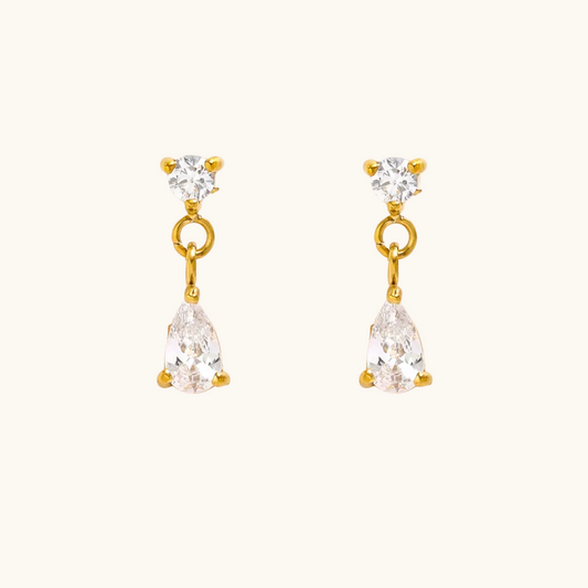 LumiDrop Stud Earrings Earrings - 18K Gold Plated