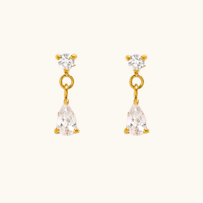 LumiDrop Stud Earrings Earrings - 18K Gold Plated