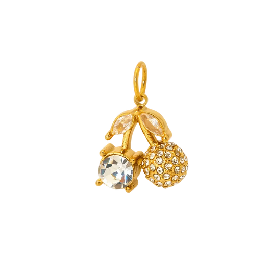 Cherry Spark Charm – 18K Gold Plated