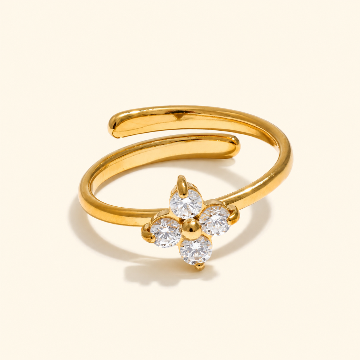Floret Ring - 18k Gold  Plated