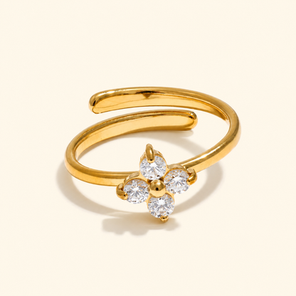 Floret Ring - 18k Gold  Plated