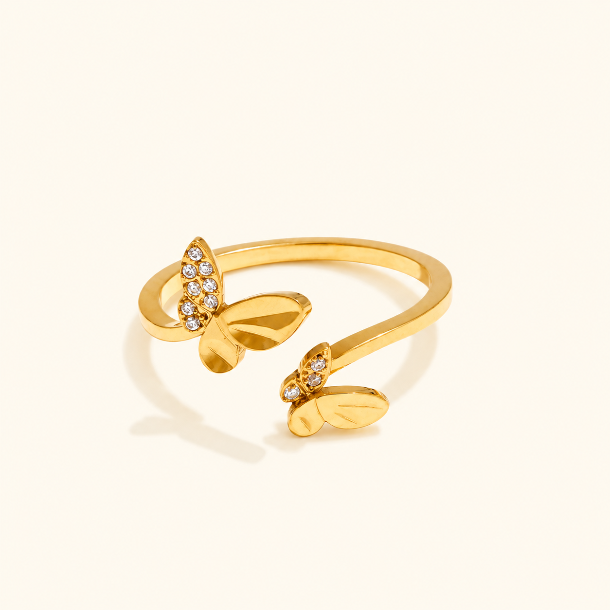 Tinyfly Wings Ring - 18k Gold Plated