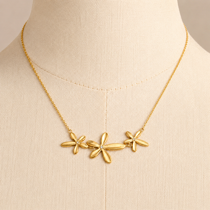 Meadow Bloom Necklace - 18k Gold Plated