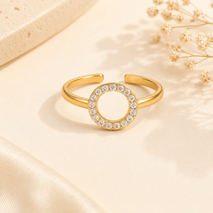 Echo Ring - 18K Gold Plated (Adjustable)