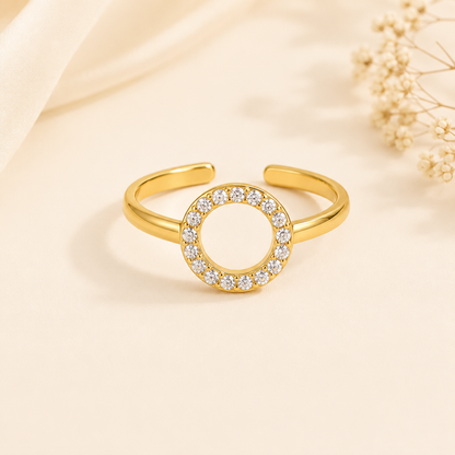 Echo Ring - 18K Gold Plated (Adjustable)