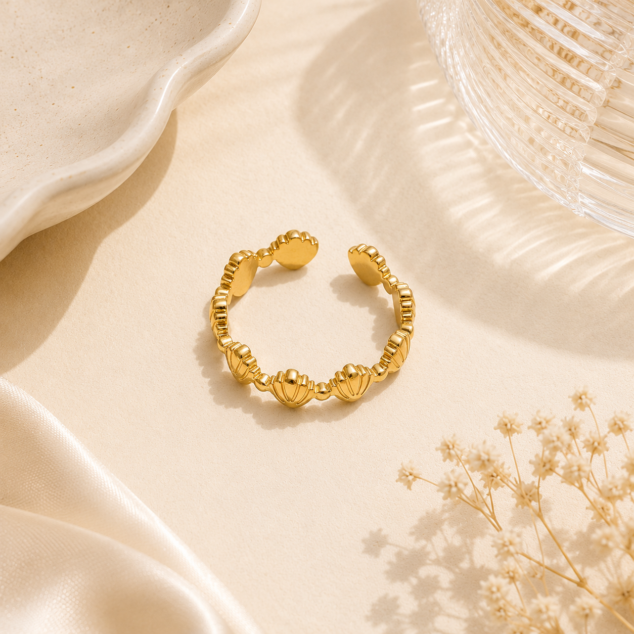 Mermaid Ring - 18K Gold Plated