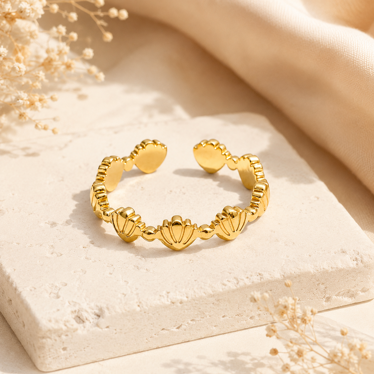 Mermaid Ring - 18K Gold Plated
