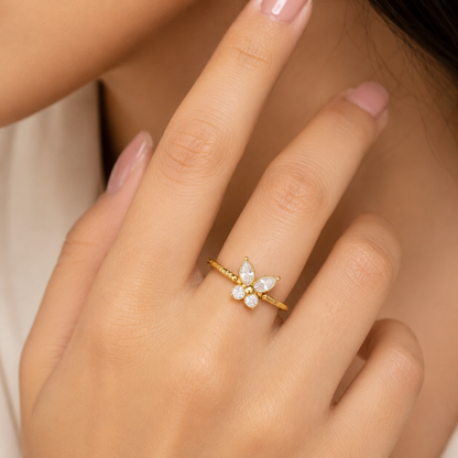 Seraphina Ring - 18K Gold Plated (Adjustable)
