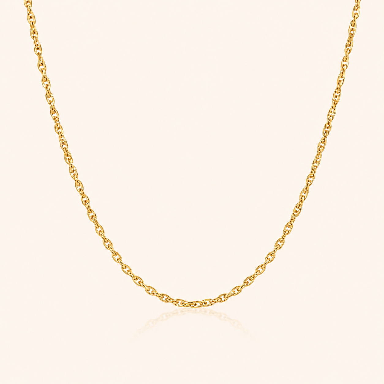 Vela Link Chain Necklace - 18K Gold Plated