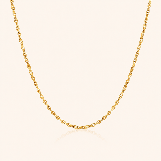 Vela Link Chain Necklace - 18K Gold Plated