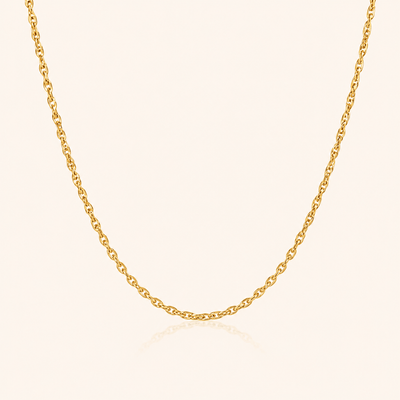 Vela Link Chain Necklace - 18K Gold Plated