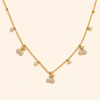 Cerise Necklace - 18k Gold Plated
