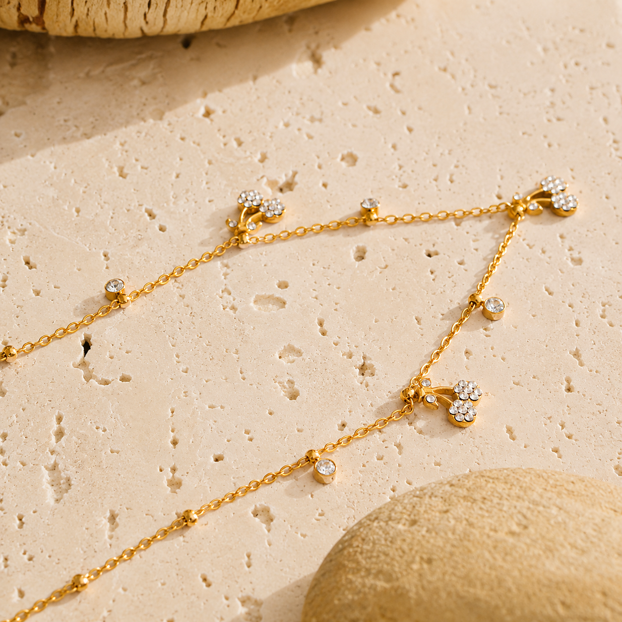 Cerise Necklace - 18k Gold Plated