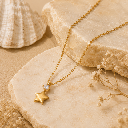 Starfall Necklace - 18k Gold Plated