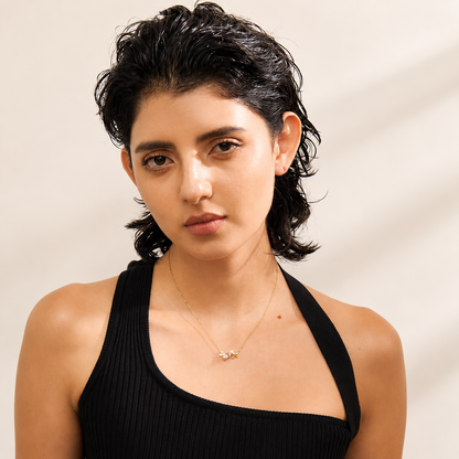 Elaris Pearl Necklace - 18k Gold Plated
