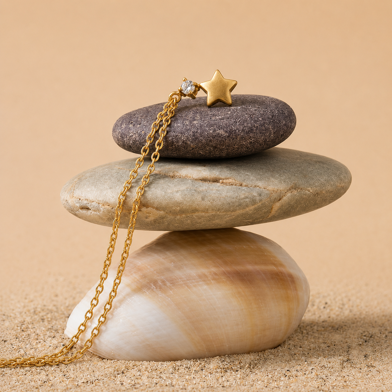 Starfall Necklace - 18k Gold Plated