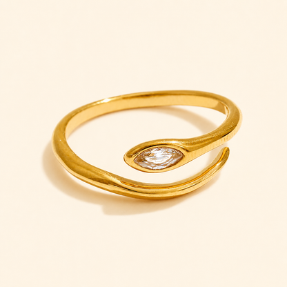 Liora Ring - 18K Gold Plated (Adjustable)