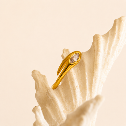 Liora Ring - 18K Gold Plated (Adjustable)