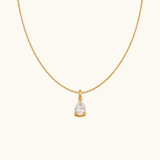 Elara Teardrop Pendant - 18K Gold Plated