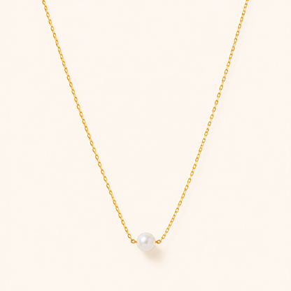 Aria Pearl Necklace - 18K Gold Plated