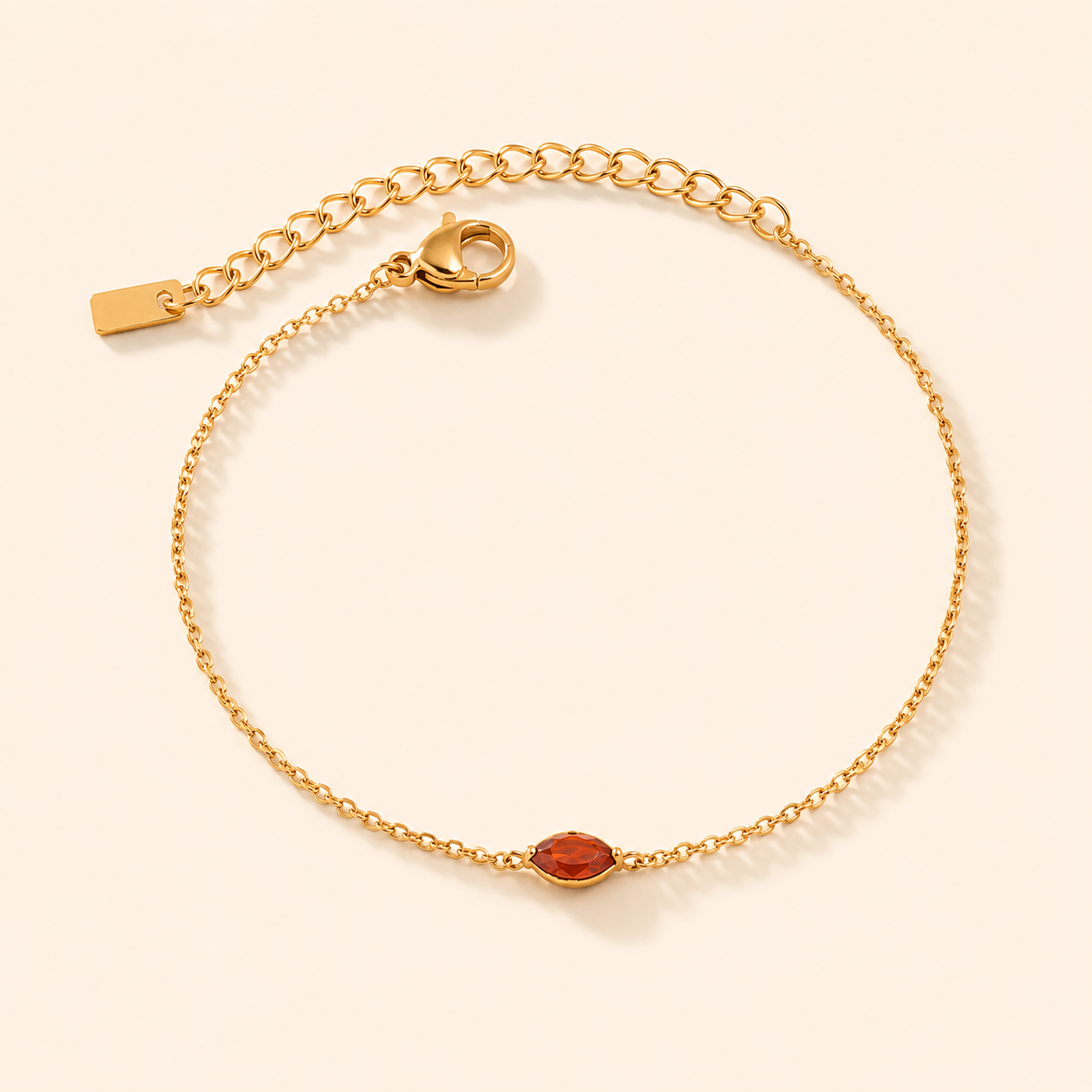 Ember Glow Bracelet - 18K Gold Plated