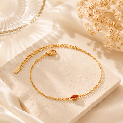 Ember Glow Bracelet - 18K Gold Plated