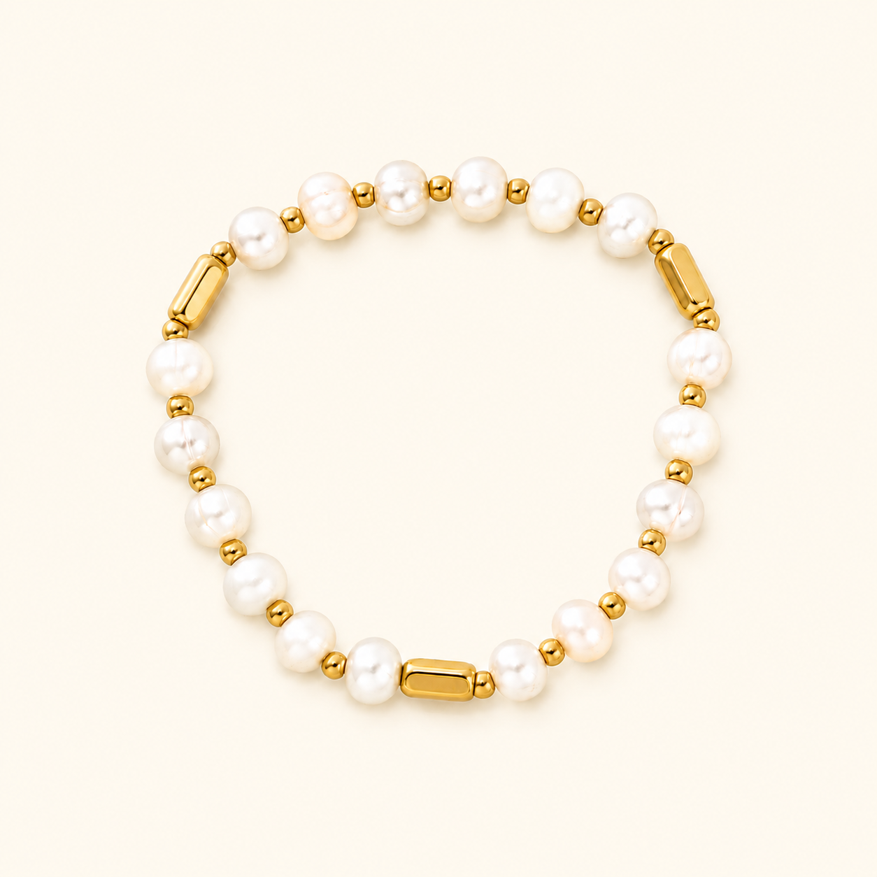 Mila Pearl Bracelet - 18K Gold Plated