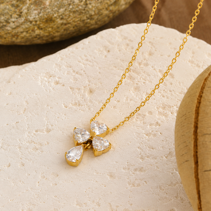 Aurelia Bloom Necklace - 18K Gold Plated