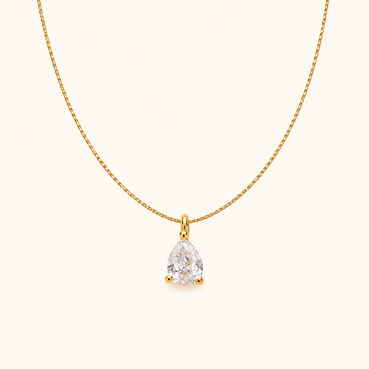 Dewdrop Pendant - 18K Gold Plated