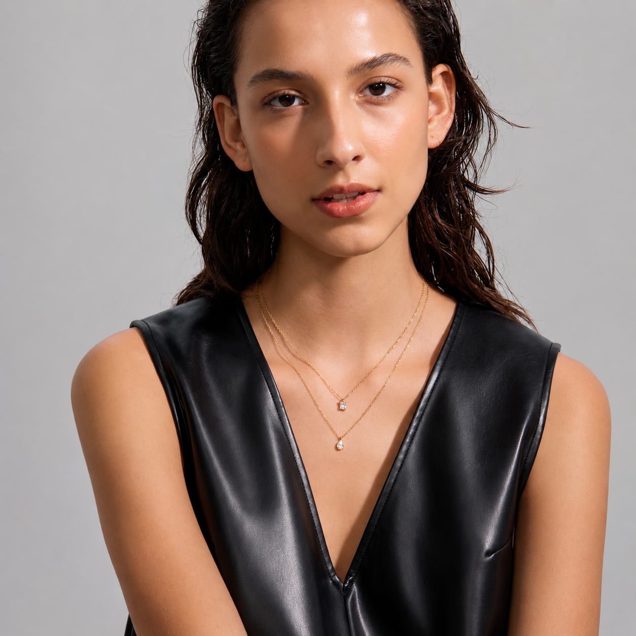 Muse Layered Necklace - 18k Gold Plated