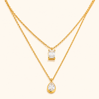 Muse Layered Necklace - 18k Gold Plated