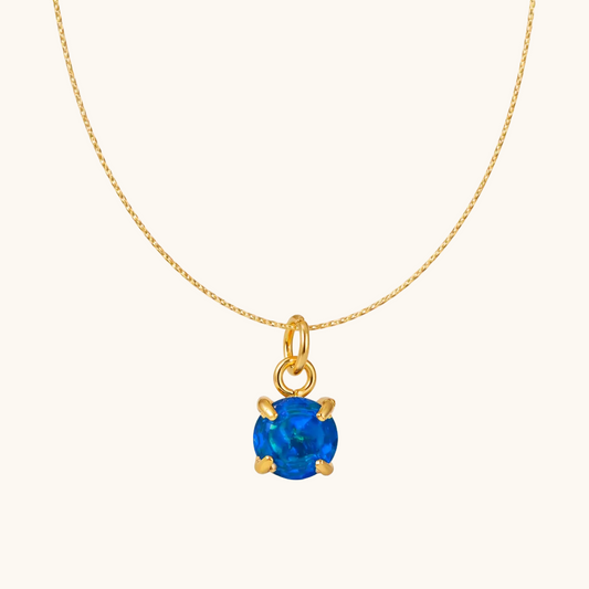 September birthstone Pendant – 18K Gold Plated