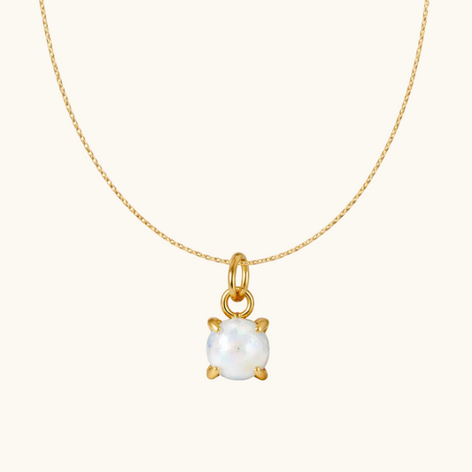 October birthstone Pendant – 18K Gold Plated