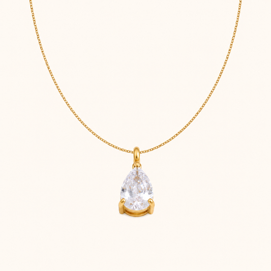 Elara Teardrop Pendant - 18K Gold Plated