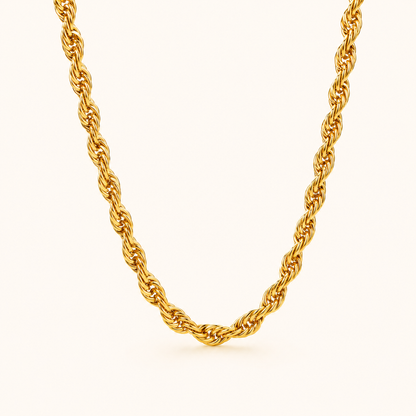 Riviera Rope Chain - 18K Gold Plated