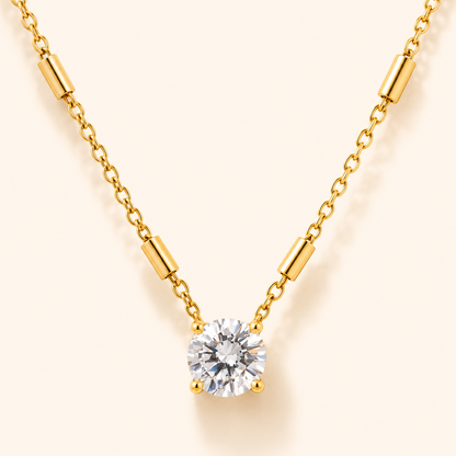 Eva Crystal Necklace - 18K Gold Plated