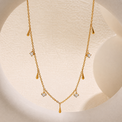 Dewdrop Necklace – 18K Gold Plated