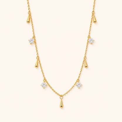 Dewdrop Necklace – 18K Gold Plated