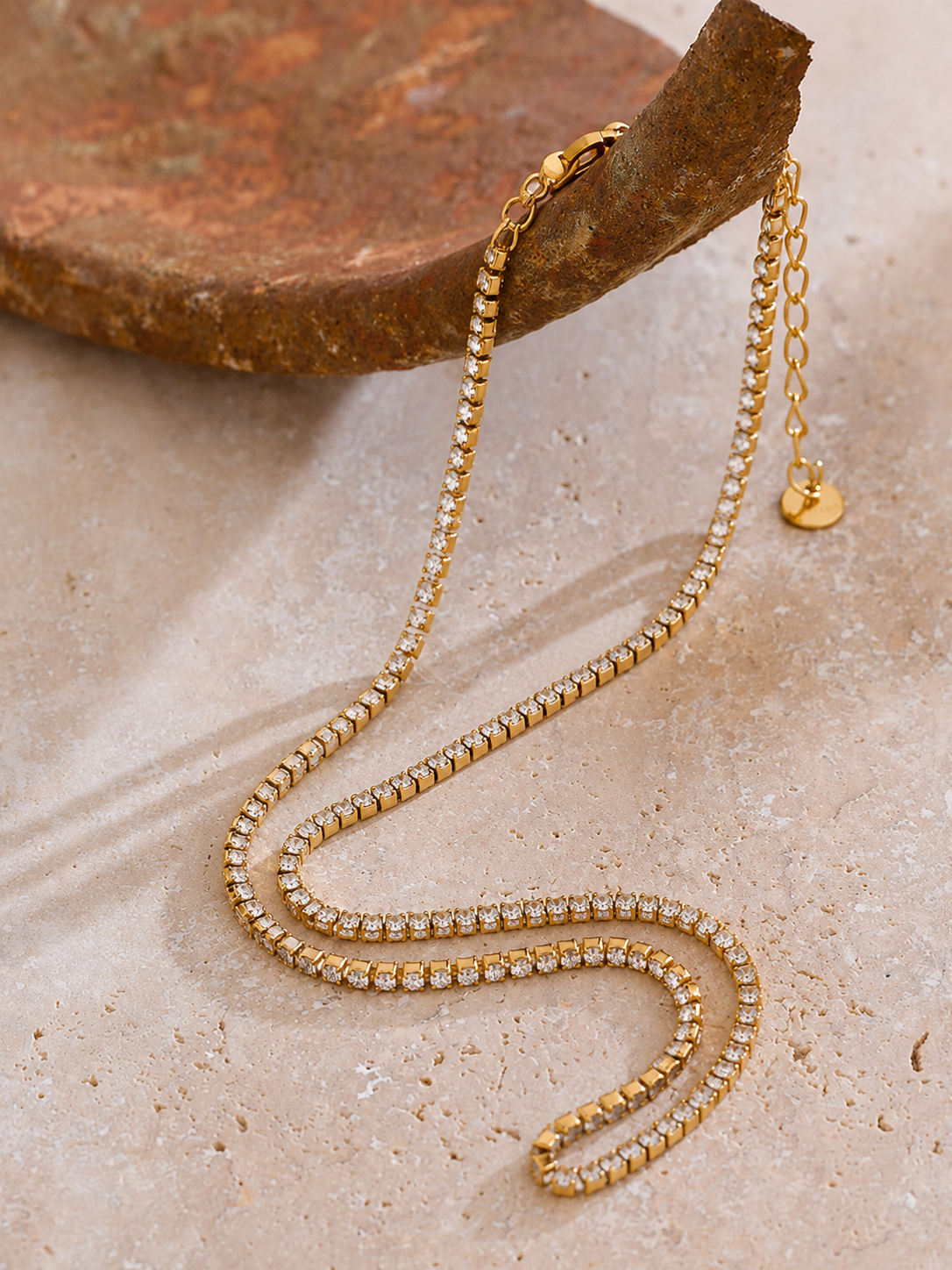 Gold Charmer Choker Necklace - 18K Gold Plated