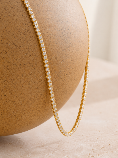 Gold Charmer Choker Necklace - 18K Gold Plated