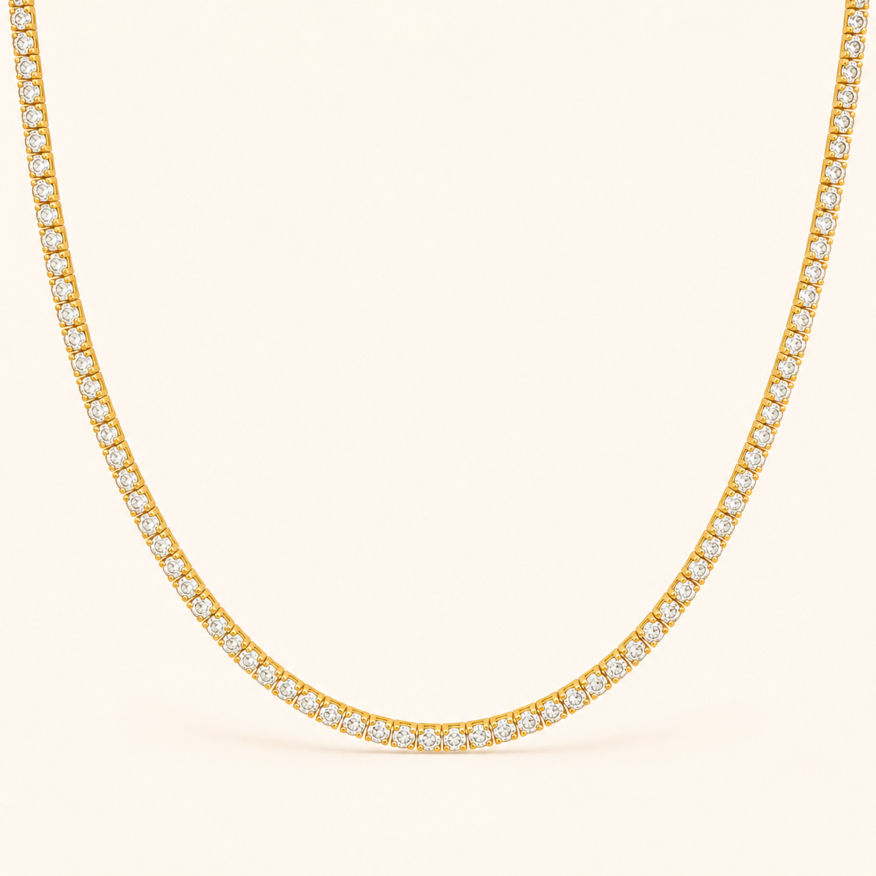Gold Charmer Choker Necklace - 18K Gold Plated
