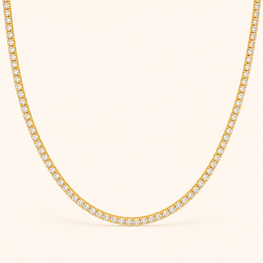Gold Charmer Choker Necklace - 18K Gold Plated