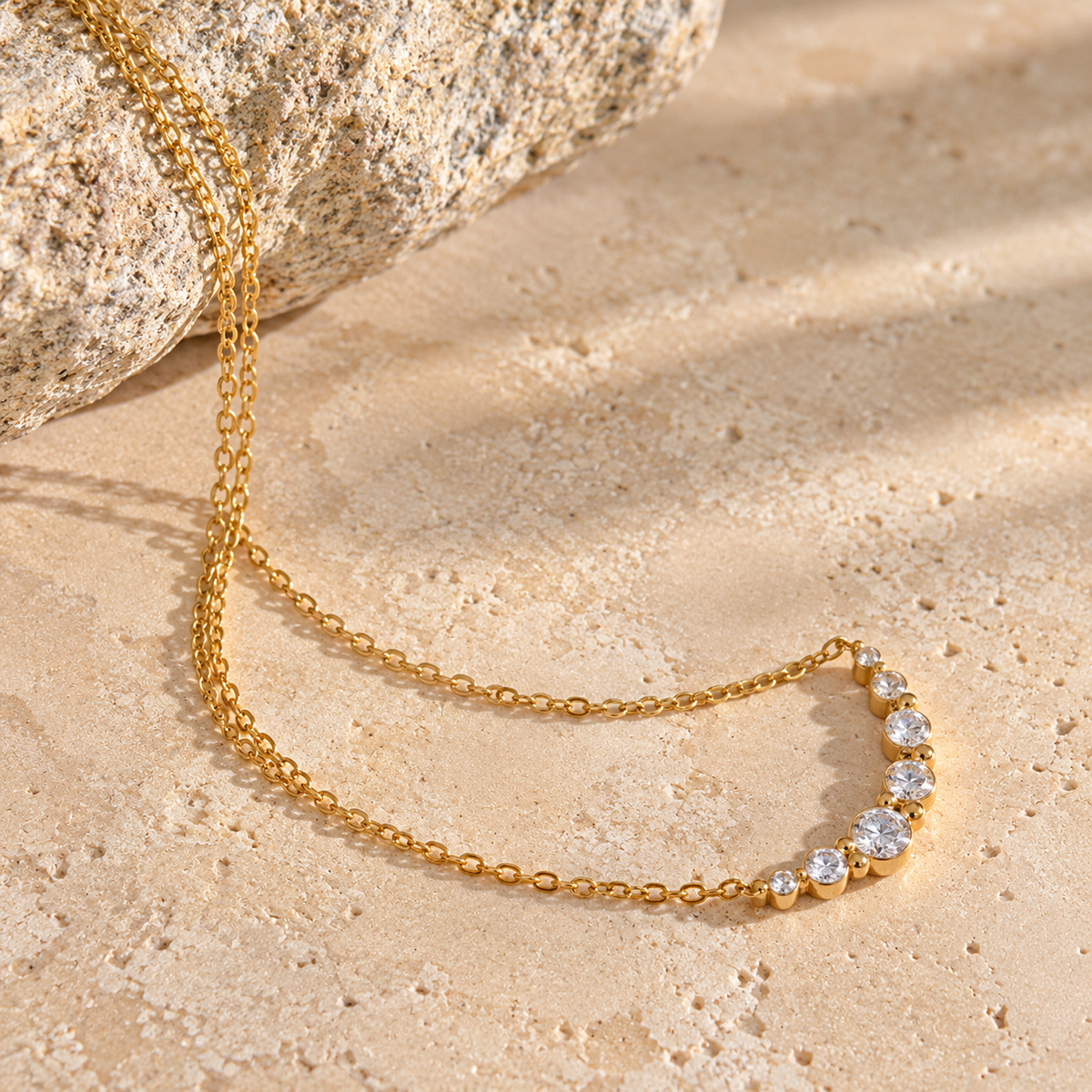 Orlaya Necklace - 18k Gold Plated