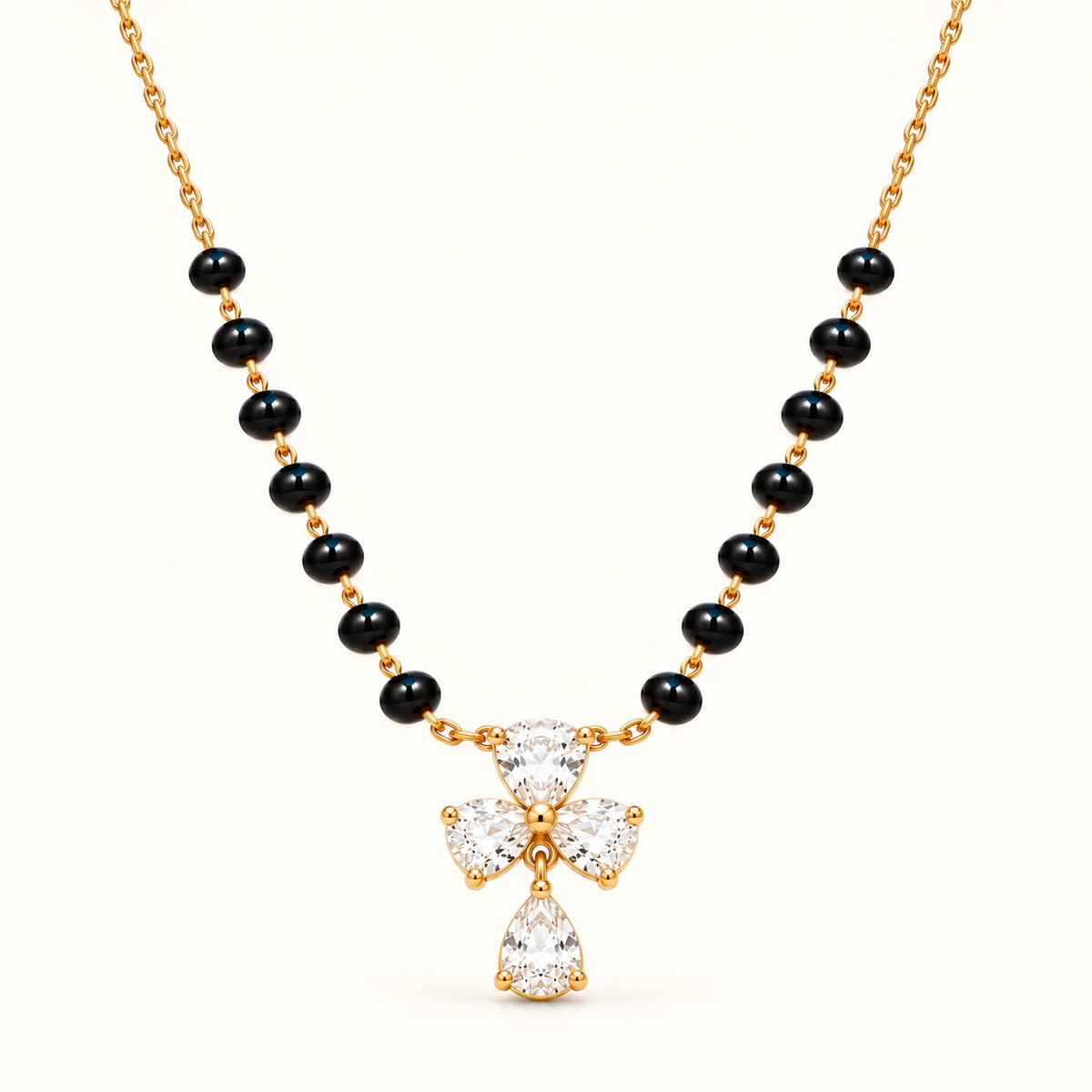 Evara Bloom Mangalsutra - 18K Gold Plated